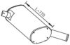 DINEX 28394 End Silencer